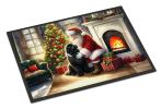 NEW Newfoundland and Santa Claus Doormat Front Door Mat Indoor Outdoor Rugs for Entryway, Non Slip Washable Low Pile, 18H X 27W