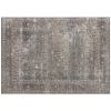 Machine Washable Area Rug 8x10, Non-Slip Traditional Floor Cover Foldable Carpet for Living Room, Dark Mixed-Brown