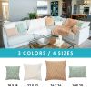 HGTV Curlicue Faux Fur Pillow Quietude 22 x 22 inches