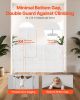 Retractable Baby Gate 34 in Tall Extend to 55 in Wide for Kids or Pets White