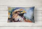 Watercolor Birds Throw Pillow Throw Pillow for Indoor Couch Bed Outdoor Patio Washable, Eagle 3216,12Hx16W