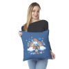 Smurfs Let's Play Music Throw Pillow 18x18 inches