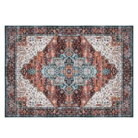 8x10FT Vintagerea Rug Modern Non Slip Carpet Boho Low Pile Soft Rug Waterproof Machine Washable Rug for Living Room Bedroométchen Dining Room Unde (Option: 8_10FT_Tgype3)