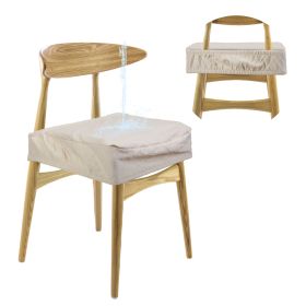 4Pack Waterproof Dining Chair Slipcovers Stretch Chair Seat Slipcovers Removable Washable Jacquard Seat Covers for Dining Room (Option: Begige)