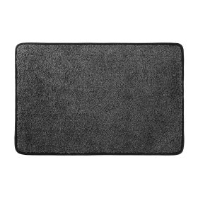 28"x18" Doormat Super Absorbent Entry Welcome Mat Non-Slip Rubber Backing Rug for Entrance Kitchen Bedroom Bathroom (Option: Black)_GgPCT2002)